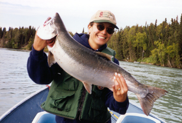 Kenai River silver salmon